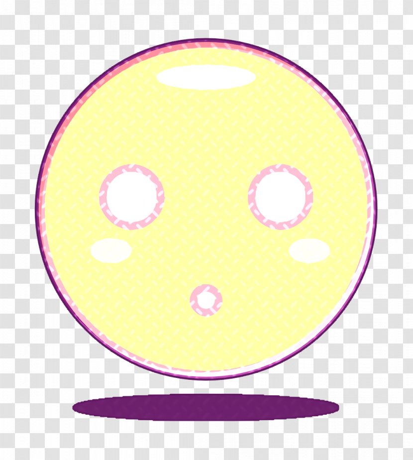 2 Icon Face Hushed - Magenta - Violet Transparent PNG