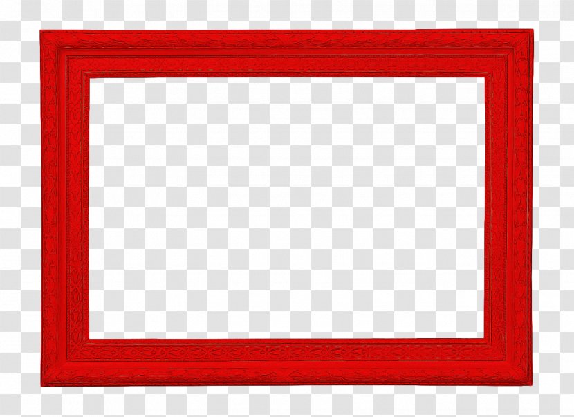 Background Red Frame - Picture Frames - Rectangle Transparent PNG