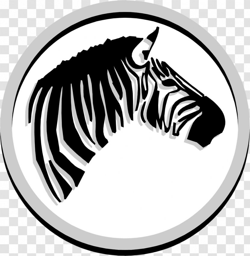 Zebra Clip Art - White Transparent PNG