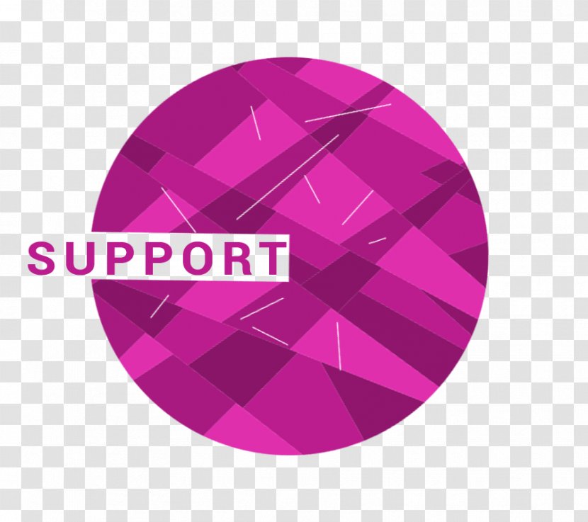 Pink M Circle Brand Font - Purple Transparent PNG