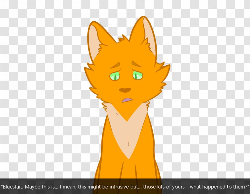Whiskers Red Fox Cat Cartoon - Fictional Character Transparent PNG
