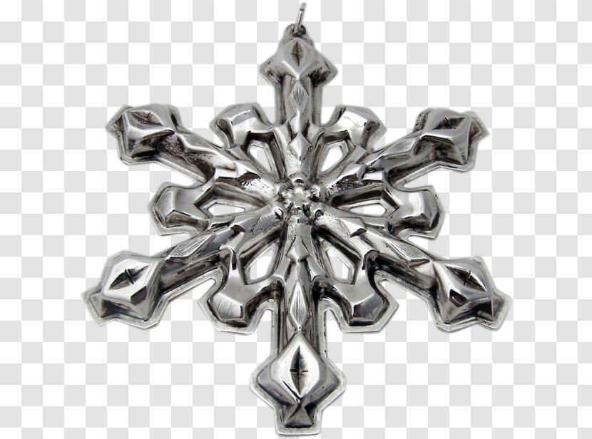 Christmas Ornament Snowflake Silver - Cross Transparent PNG