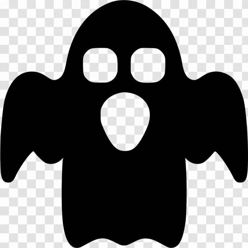 Clip Art - Silhouette - Ghost Icon Transparent PNG