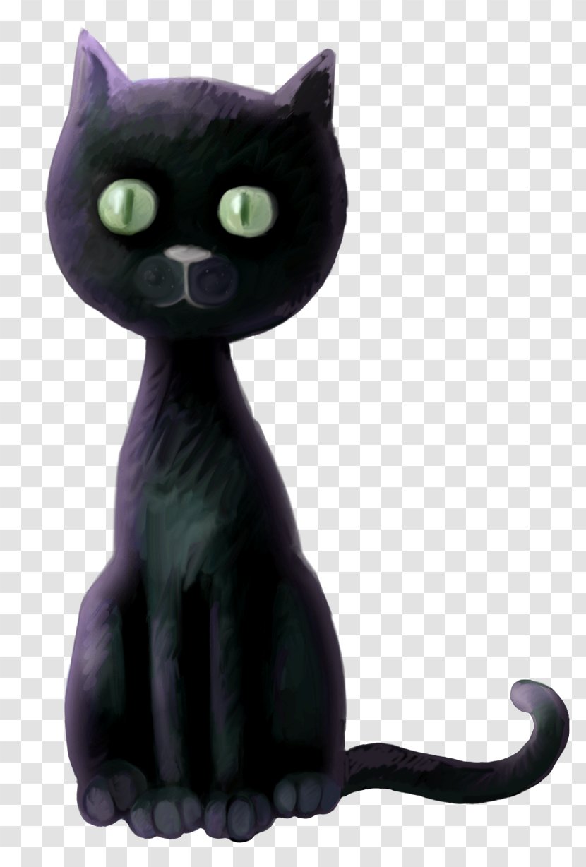 Black Cat Clip Art - Bombay - Witch Transparent PNG