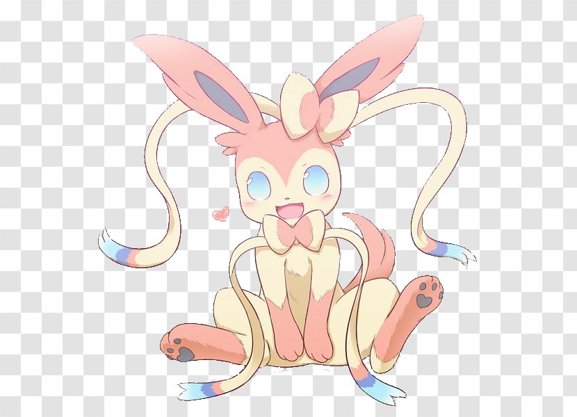 Domestic Rabbit Sylveon Eevee Pokémon Umbreon - Watercolor - Pokemon Transparent PNG