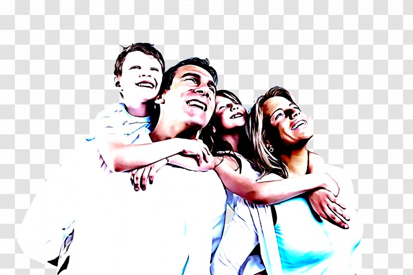 Youth Fun Cartoon Friendship Smile - Gesture - Happy Transparent PNG