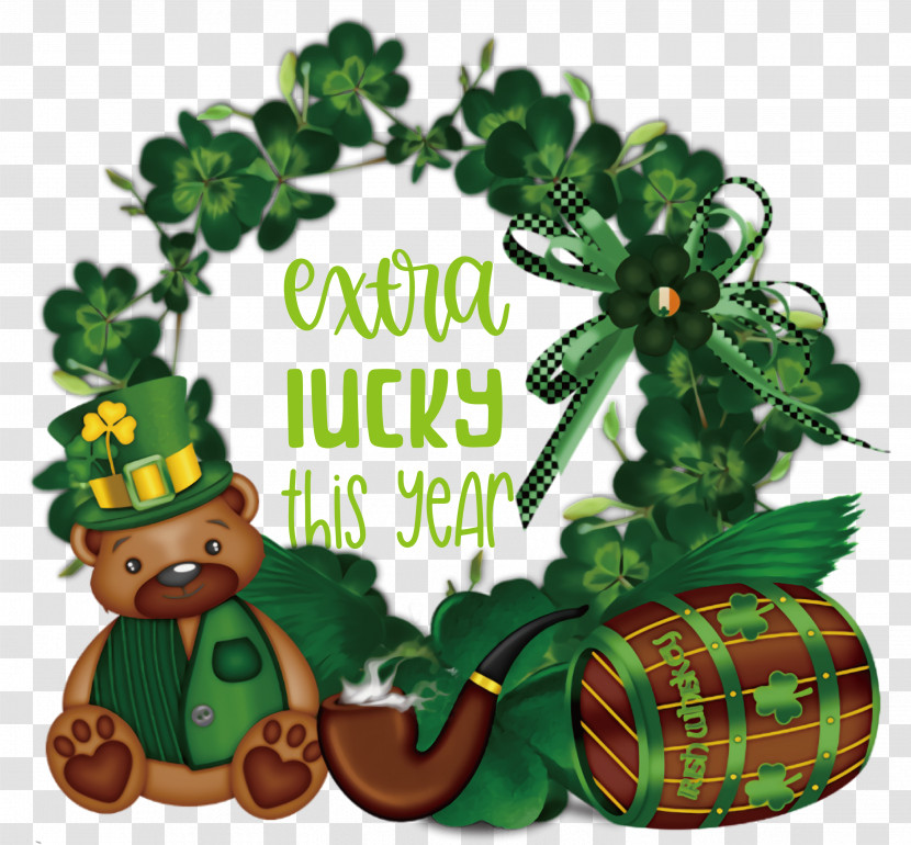 Saint Patrick Patricks Day Extra Lucky Transparent PNG