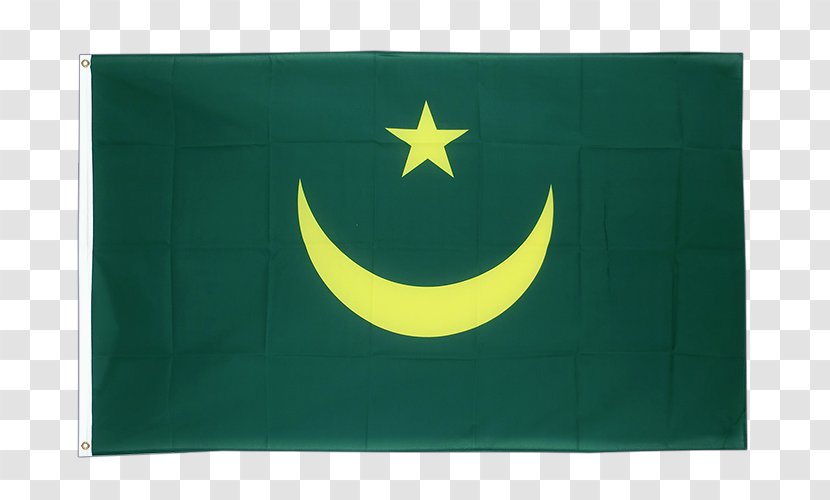 Flag Of Mauritania Fahne Rectangle - Green Transparent PNG