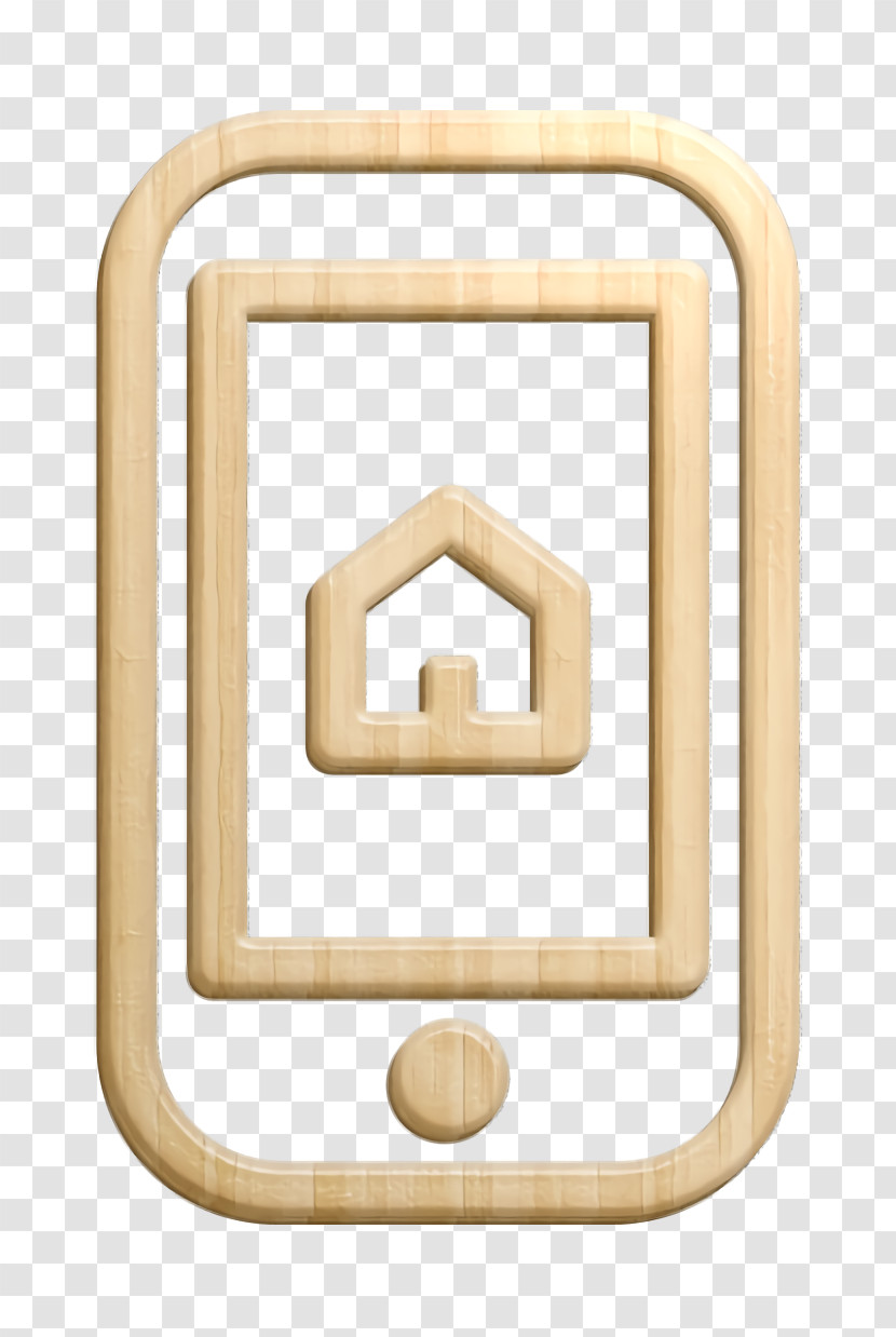 Real Estate Icon Mobile Phone Icon House Icon Transparent PNG