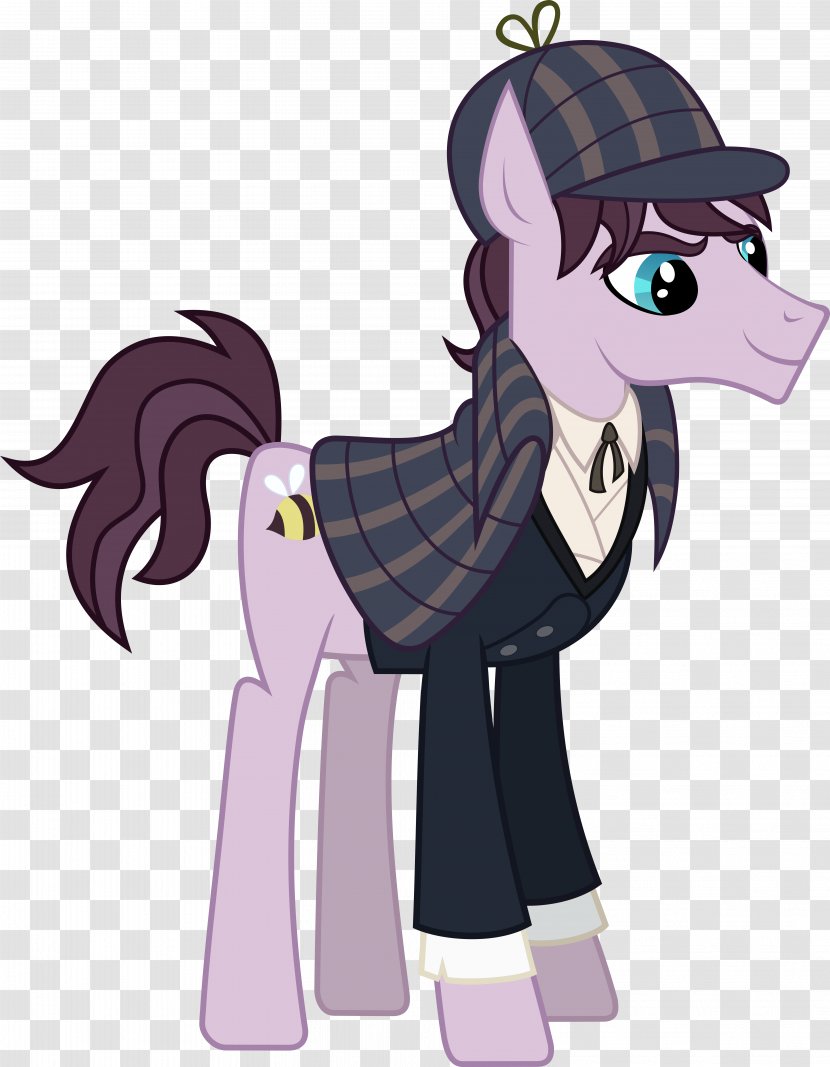My Little Pony Horse Sherlock Holmes Twilight Sparkle - Purple Transparent PNG