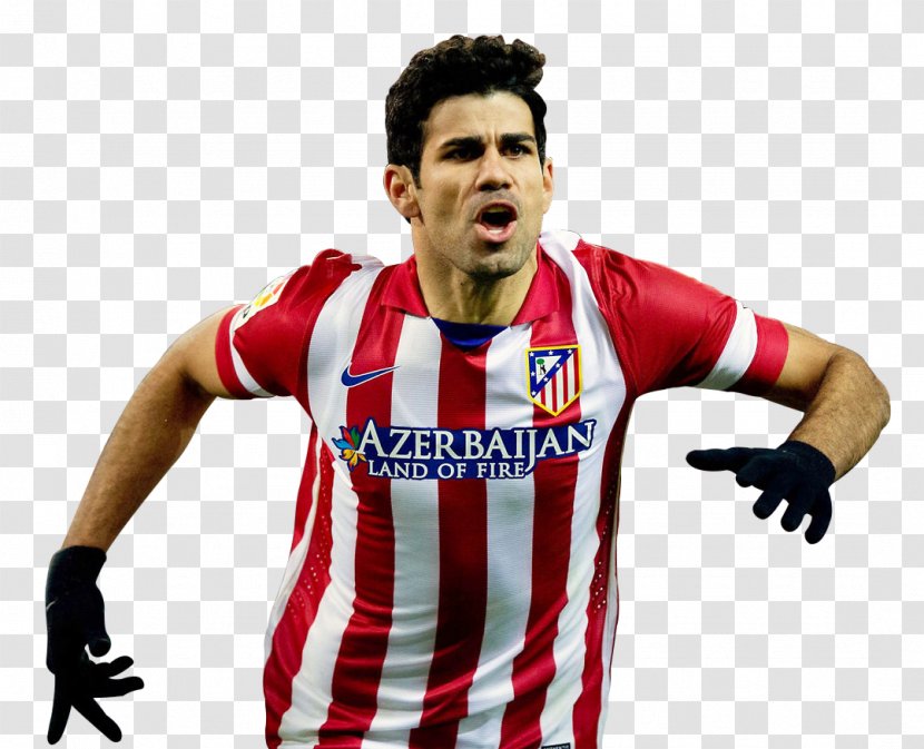 Diego Costa Atlético Madrid Football Player Real C.F. - Uniform - Atletico Transparent PNG