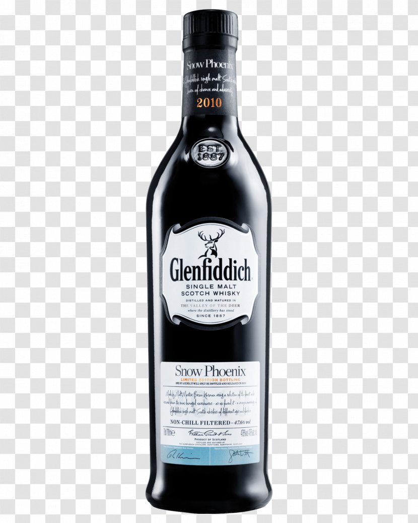 Liqueur Glenfiddich Whiskey Scotch Whisky Single Malt - Distilled Beverage Transparent PNG