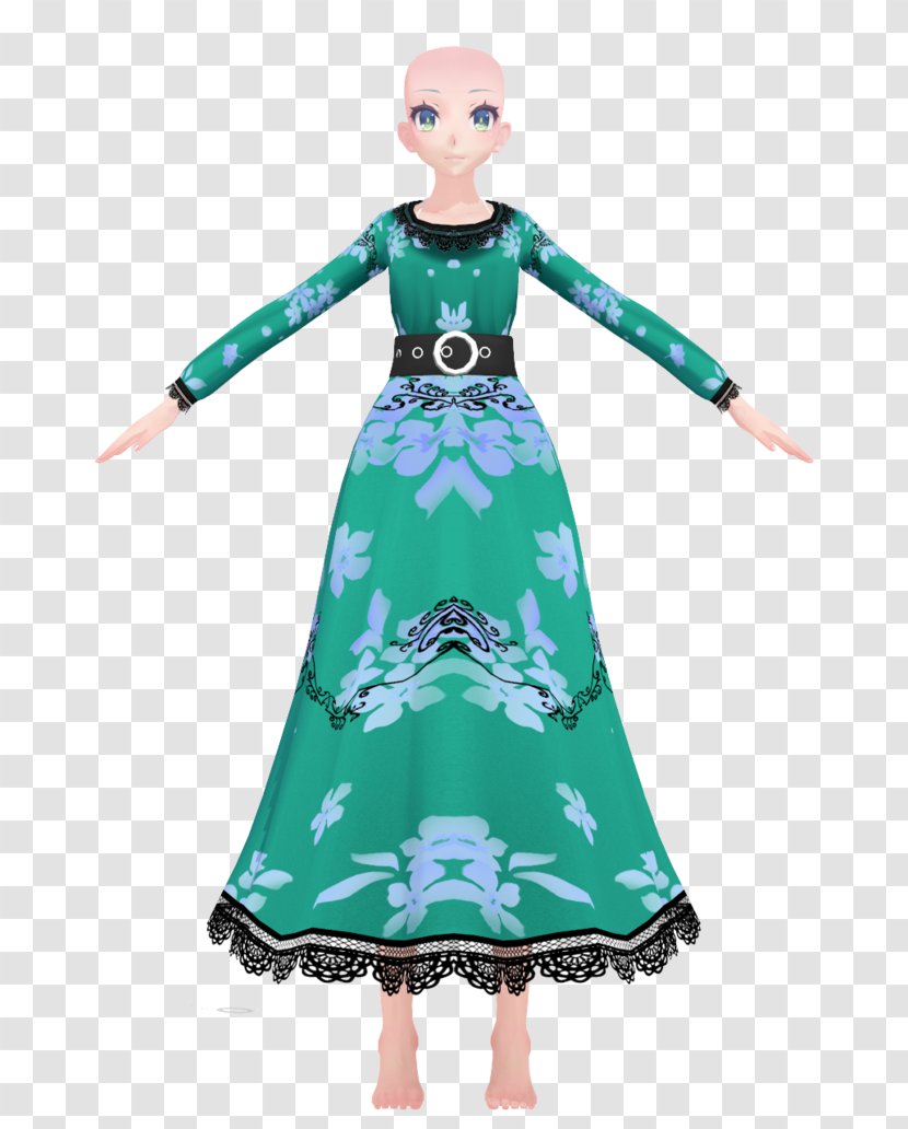 Dress Code Robe Gown Skirt - Flower - Long Transparent PNG