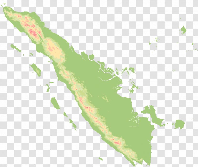 Sumatra North Nias Regency Banyak Islands Belitung - Map Transparent PNG