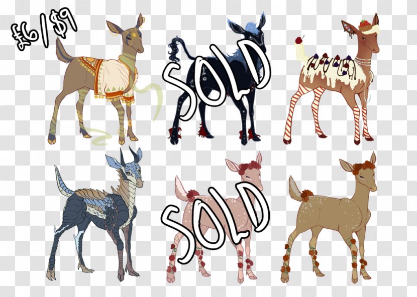 Dog Reindeer Antelope Art - Tail Transparent PNG