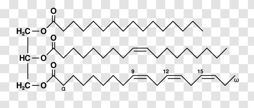 Molecule Fat Triglyceride Glycerol - Triangle - Unsaturated Transparent PNG