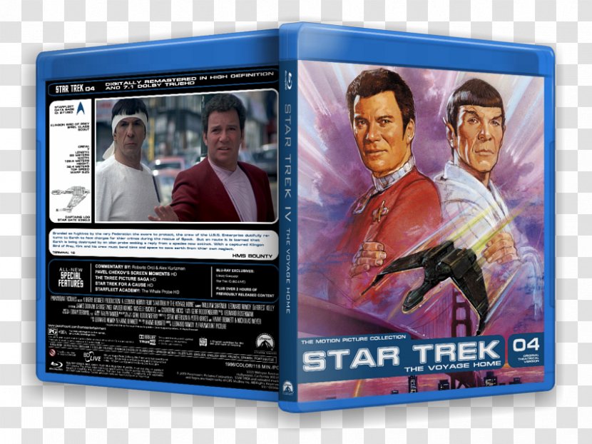 Spock Blu-ray Disc Star Trek Stardate Film - Bluray - The Next Generation Transparent PNG
