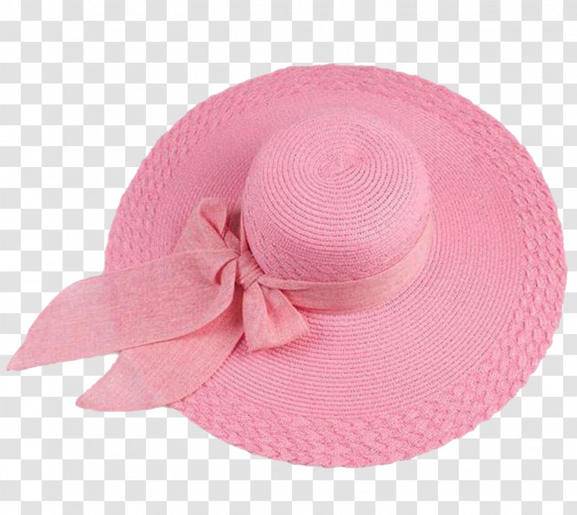 Hat Designer Fashion - Pink - Lady Transparent PNG