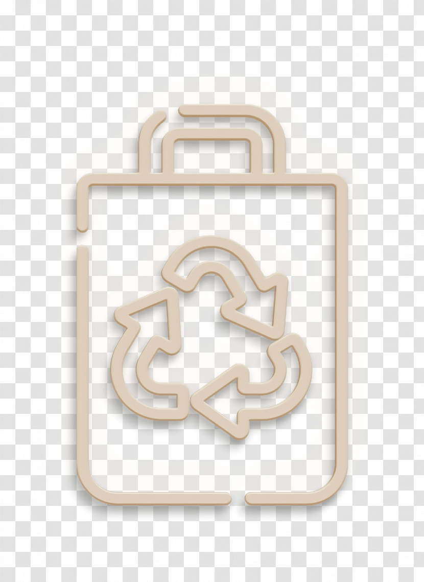 Eco Bag Icon Recycled Bag Icon Climate Change Icon Transparent PNG
