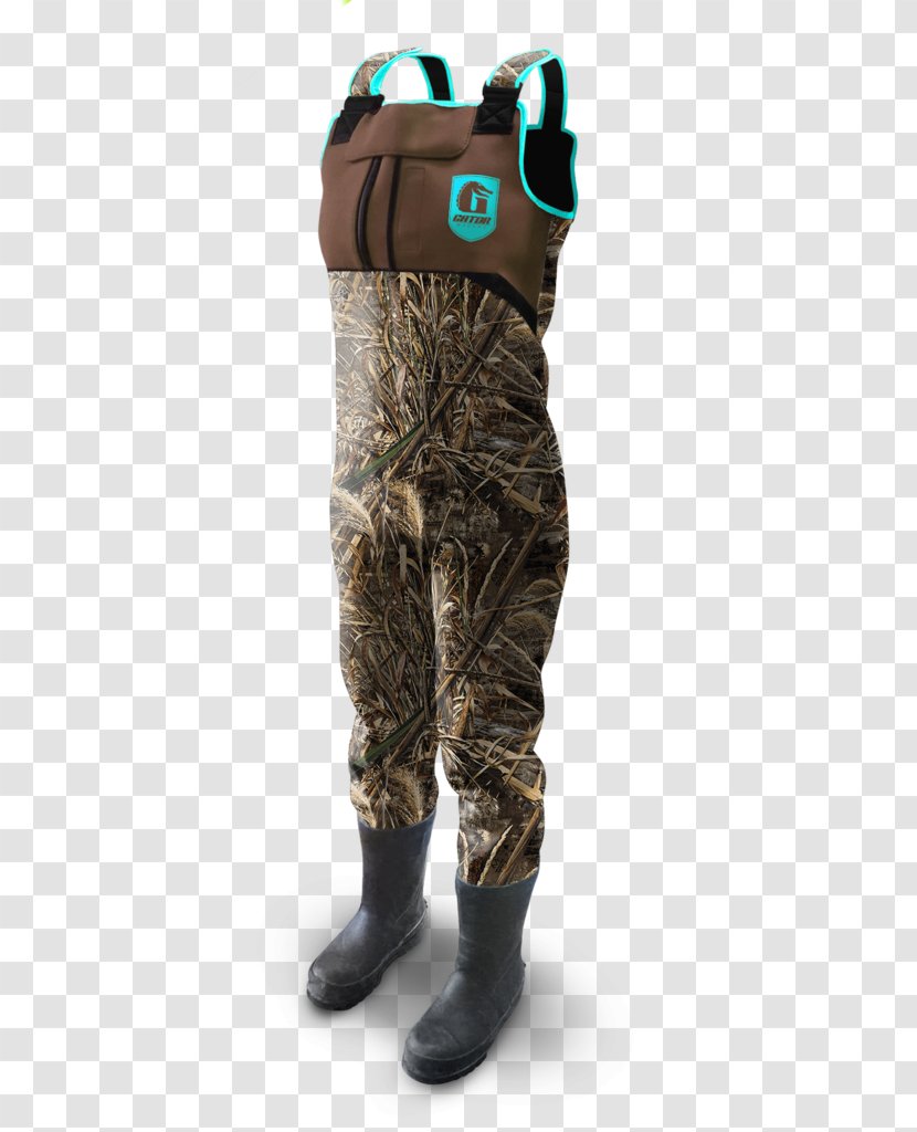 Waders Hunting Camouflage Clothing Wellington Boot - Glove Transparent PNG