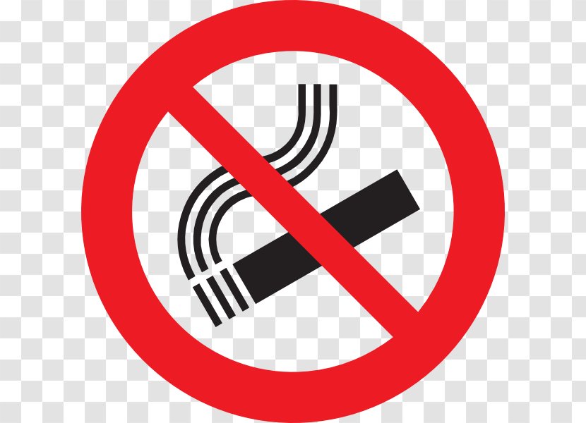 Smoking Ban No Symbol - Text Transparent PNG