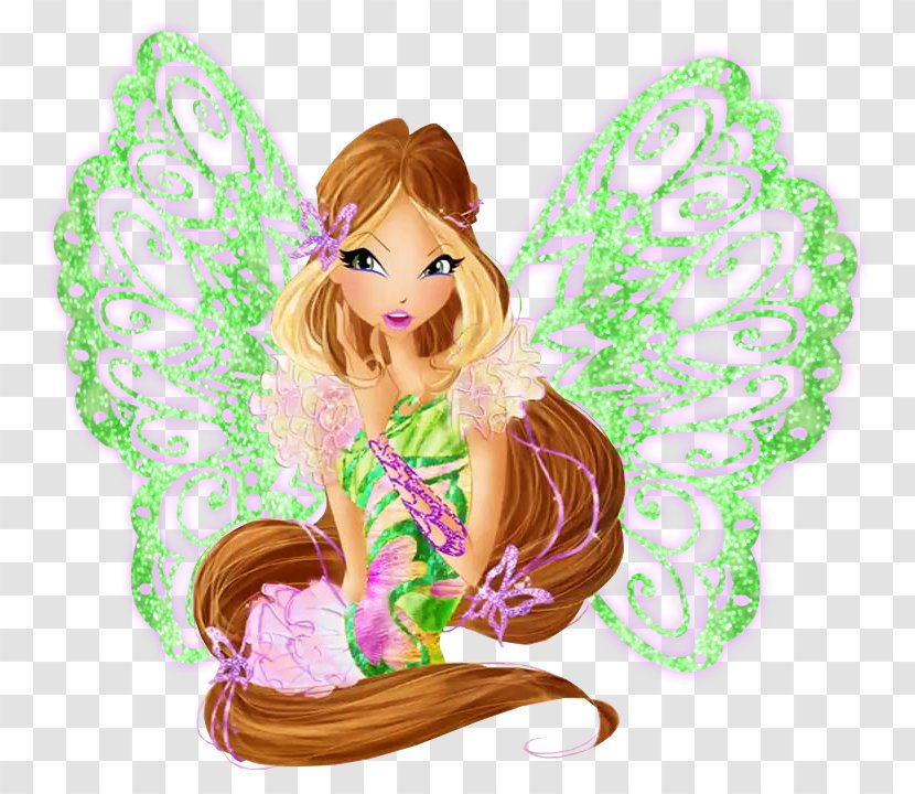 Flora Roxy Bloom Stella Butterflix - Mythical Creature - Fictional Character Transparent PNG