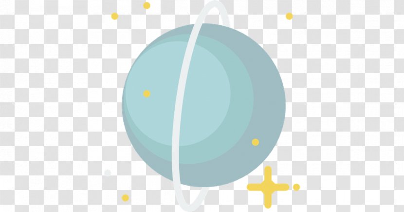 Planet Uranus Blue Product Natural Satellite - Color - Sistema Solar Transparent PNG