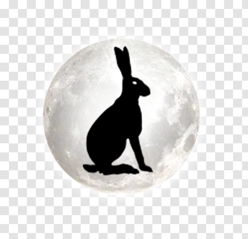 Stonehenge Free Festival Hare Silhouette - BRIGHT MOON Transparent PNG
