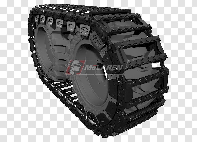 McLaren Automotive Skid-steer Loader Bulldozer Tractor - Skidsteer - Tyre Track Transparent PNG