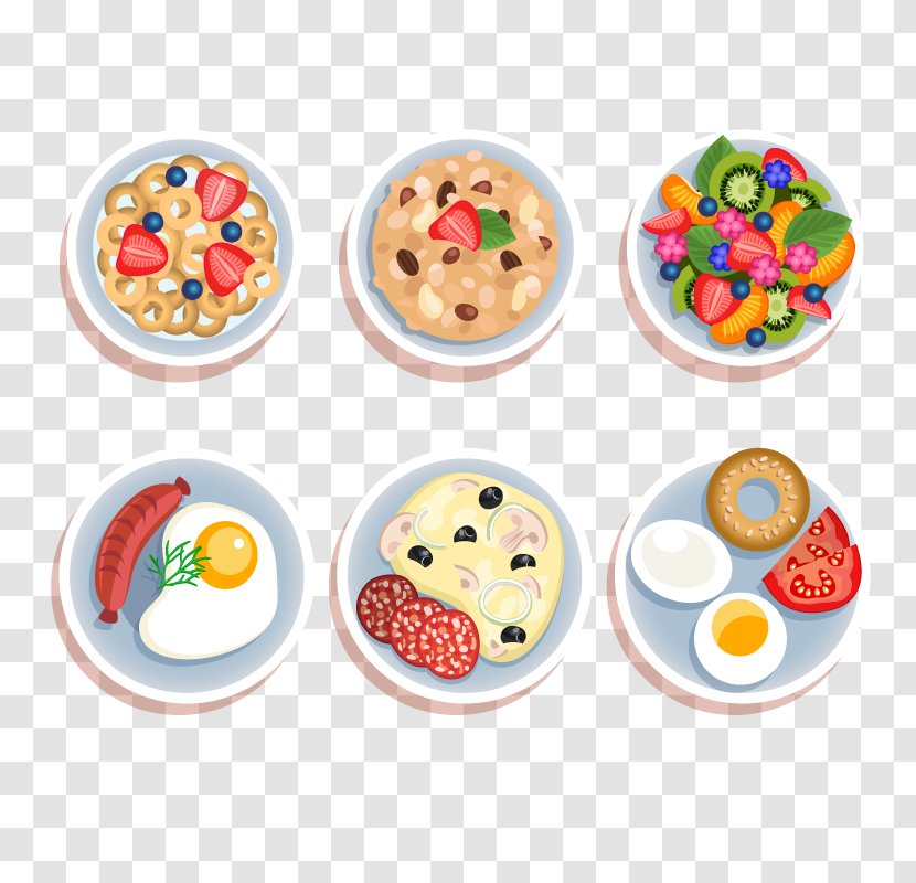 Breakfast Cereal Food Illustration - Rice - Vector Transparent PNG