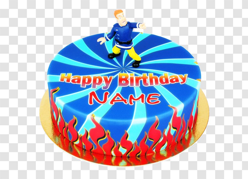 Birthday Cake Torte Fire Department Transparent PNG