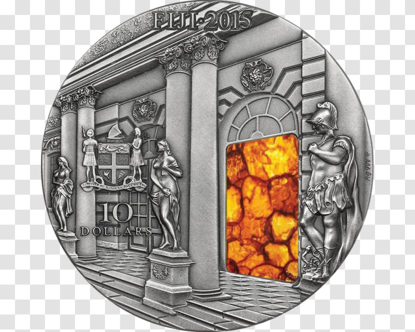 Amber Room Winter Palace Coin Silver - Numismatics Transparent PNG
