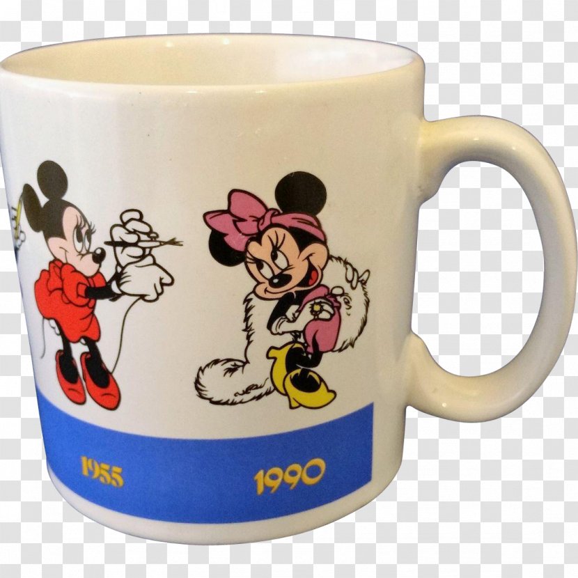 Minnie Mouse Coffee Cup Mug Mickey Ceramic Transparent PNG
