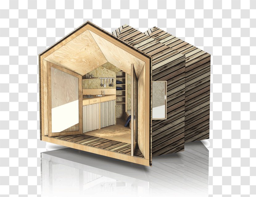 A House For Hermit Crab Prefabricated Home Tiny Movement - Floor Plan Transparent PNG