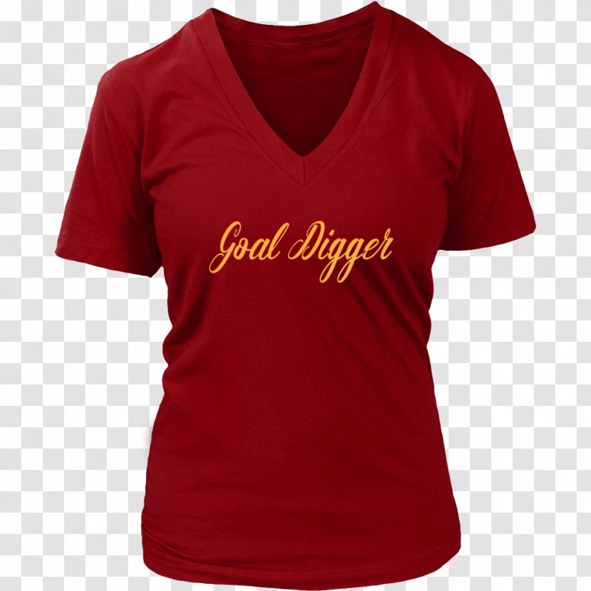 T-shirt Sleeve Shoulder Neckline - Heart - Goal Digger Transparent PNG