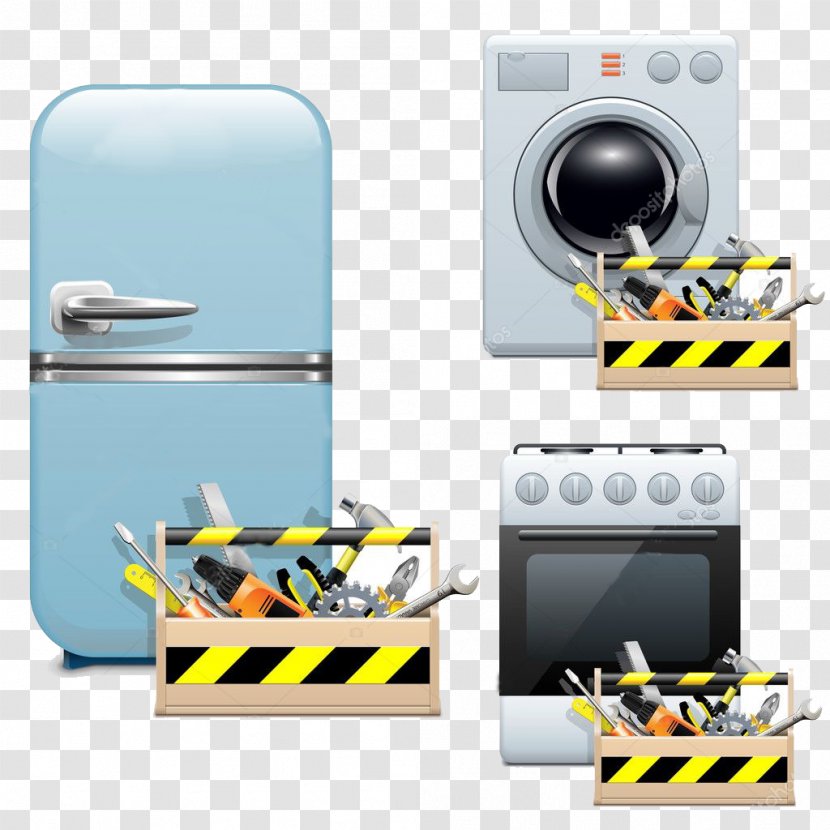 Home Appliance Vector Graphics Clip Art Cooking Ranges Shutterstock - Stock Photography - Household Electrical Appliances Transparent PNG
