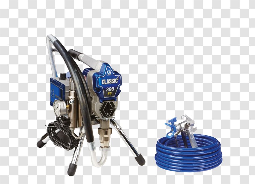 Spray Painting Graco Airless Pump Sprayer - Machine - Paint Transparent PNG