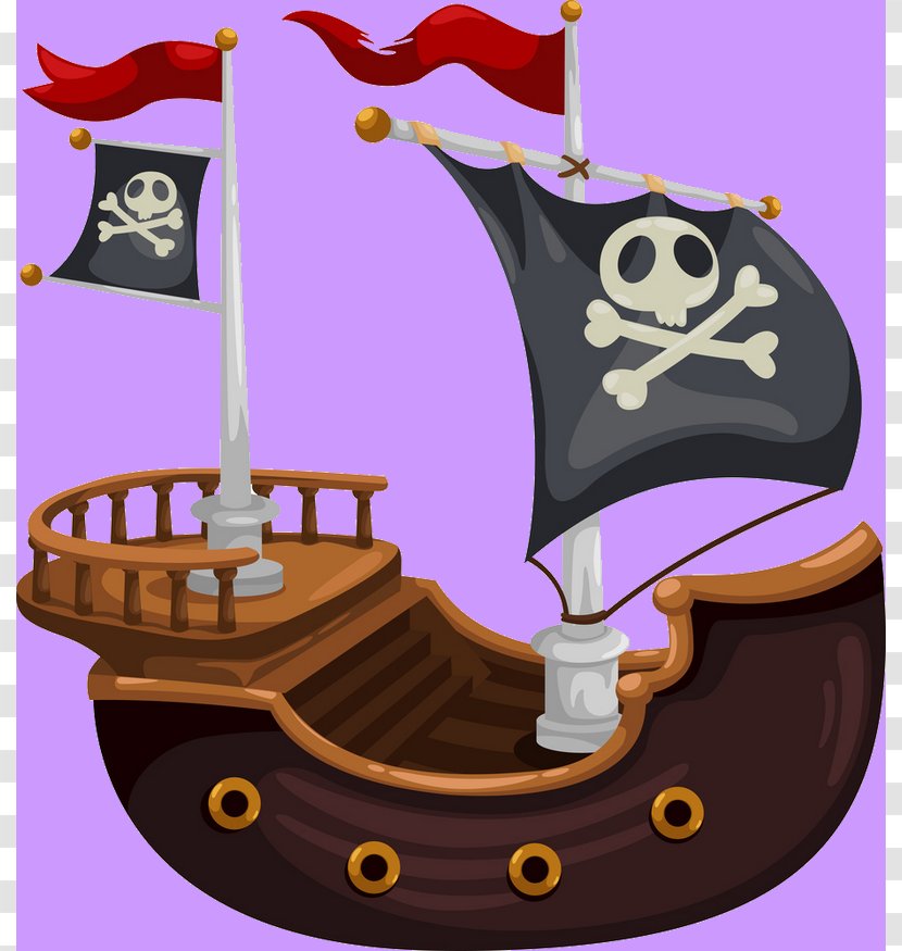Piracy Vector Graphics Ship Clip Art - Viking Ships - Pirate Wheel Transparent PNG