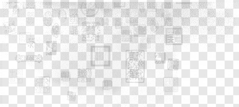 White Brand Pattern - Black And - China Wind Stamp Texture Transparent PNG