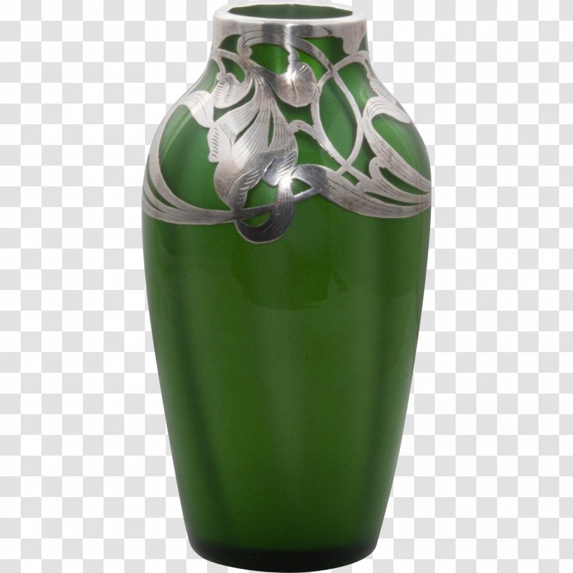 Johann Loetz Witwe Vase Glass Art Nouveau - Metal Transparent PNG