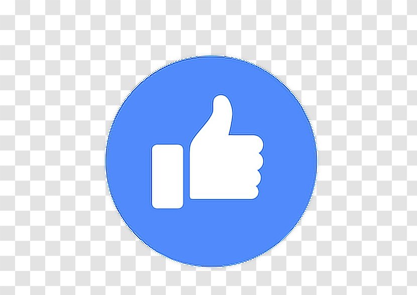 Emoticon Like Button Smiley Facebook Social Media - Blue - Us On Transparent PNG
