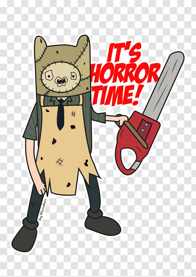 It's Horror Time! Illustrator Cartoon Clip Art - Fictional Character - Leatherface Transparent PNG