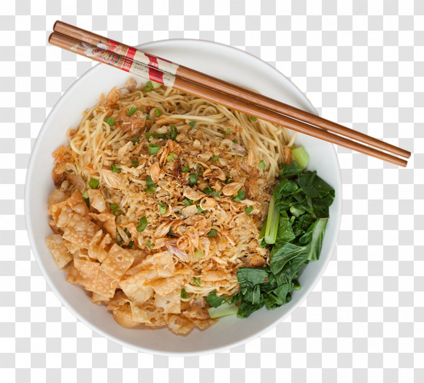 Bandung Chinese Noodles Chow Mein Yakisoba Thai Cuisine - Ingredient Transparent PNG