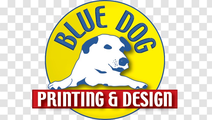 Blue Dog Printing & Design - Recreation - West Chester Printer Graphic Graphics LogoPrinting Advertising Transparent PNG