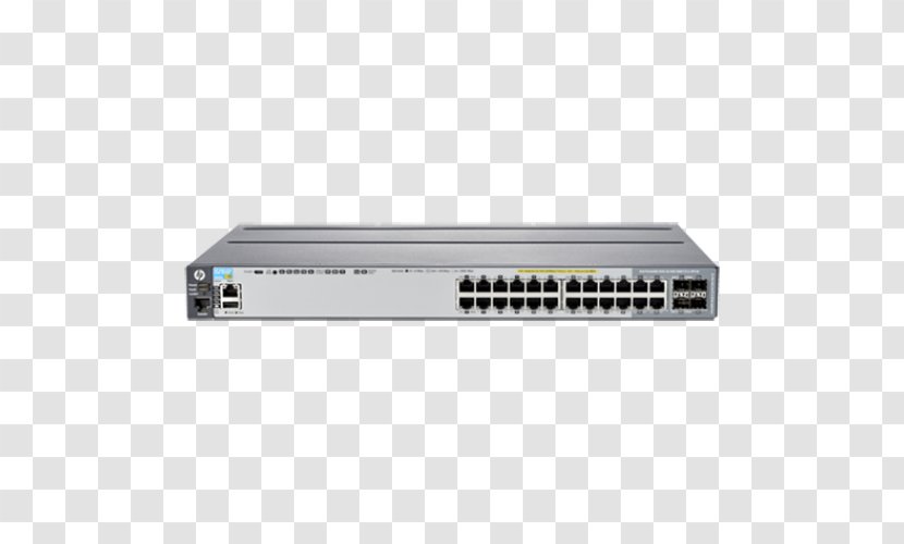 Hewlett-Packard Network Switch Gigabit Ethernet Aruba Networks Power Over - Hewlett-packard Transparent PNG
