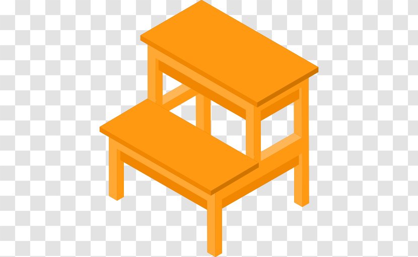 Table Stool Line - Rectangle Transparent PNG