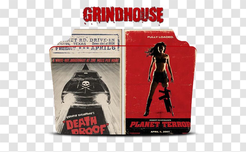 Film Poster Grindhouse Cinema - Rose Mcgowan - Quentin Tarantino Transparent PNG