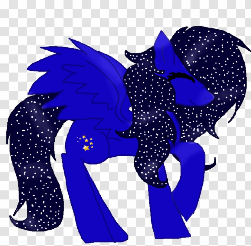 Horse Cobalt Blue Clip Art - Wing - Galaxy And Stars Transparent PNG