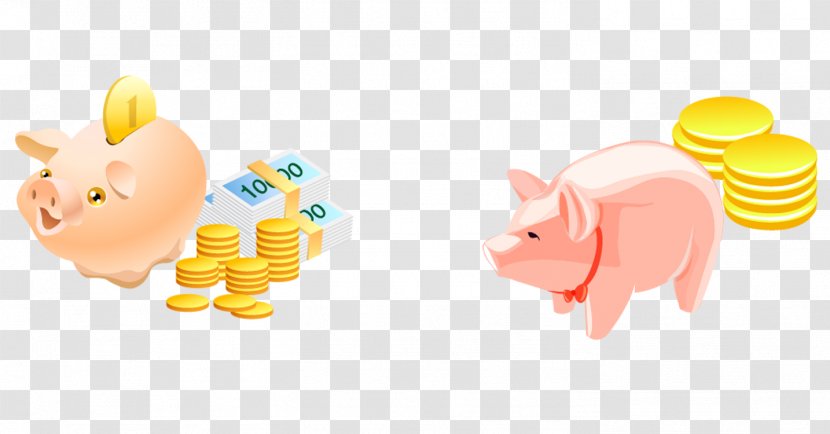 Money Rachat De Crxe9dit Finance Bank Icon - Finger - Vector Material Piggy Transparent PNG