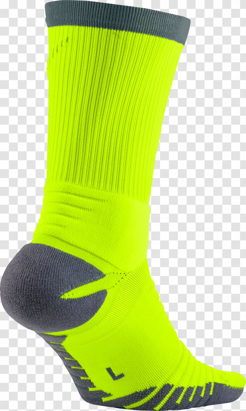 Sock Nike Football Athlete Stocking - Yellow Transparent PNG